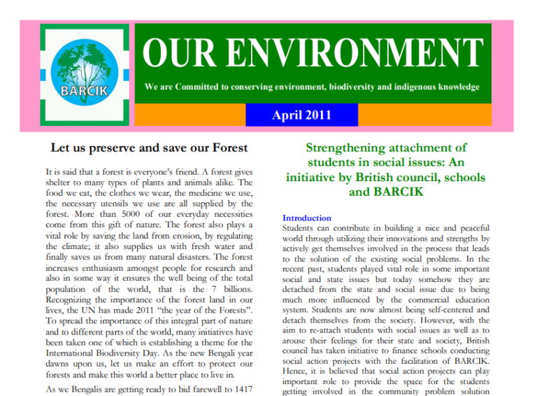 Our Environment - April-2011