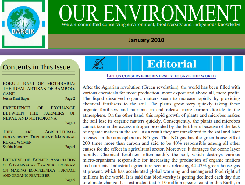 Our Environment - January-2010
