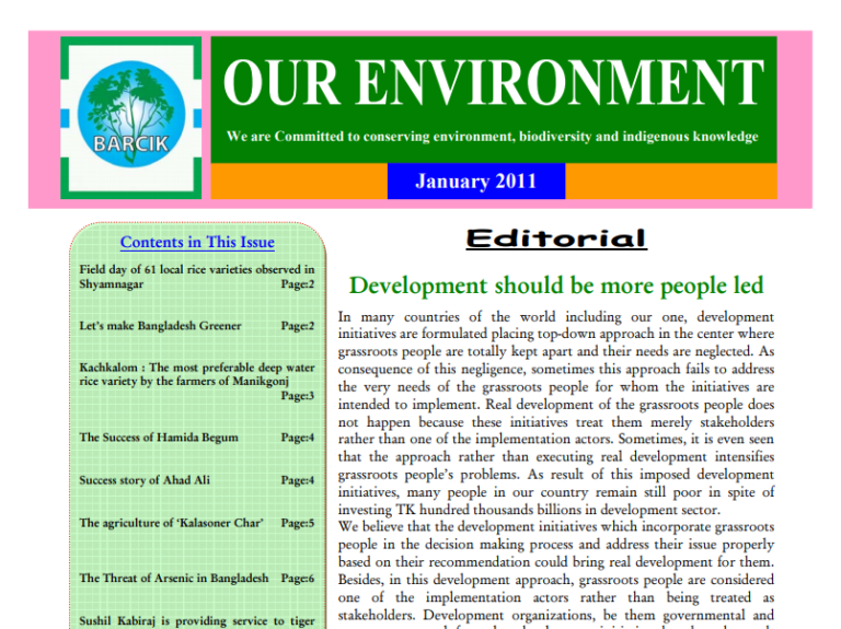 Our Environment - January-2011