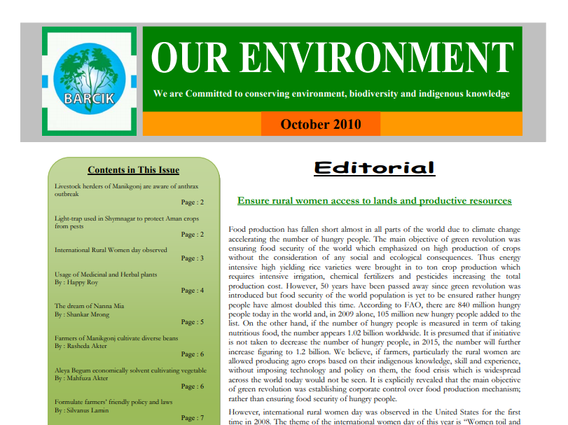 Our Environment - October-2010