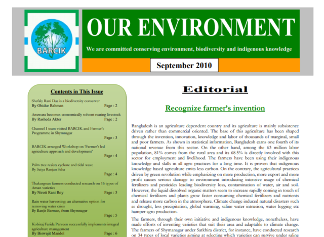 Our Environment - September-2010